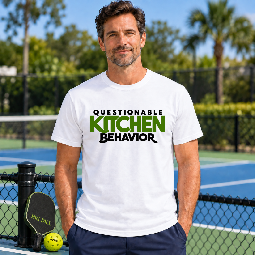 Questionable Kitchen Behavior 2 Pickleball T-Shirt