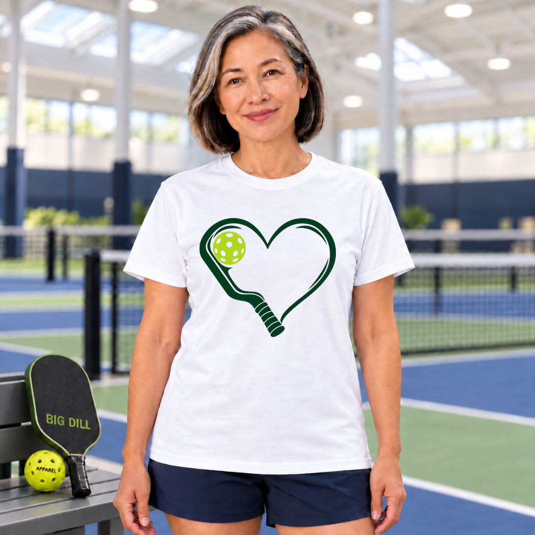 Pickleball Heart T-Shirt