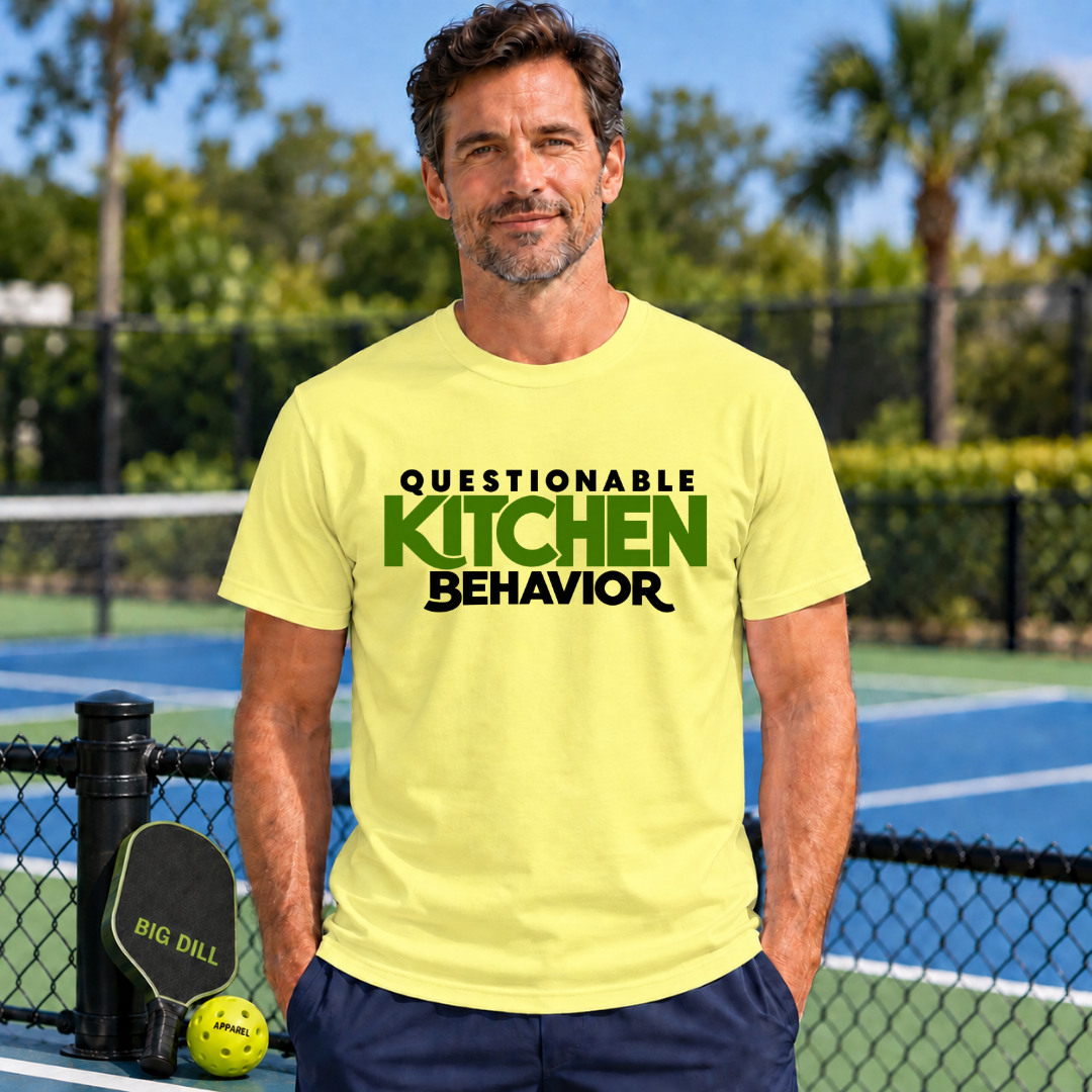 Questionable Kitchen Behavior 2 Pickleball T-Shirt