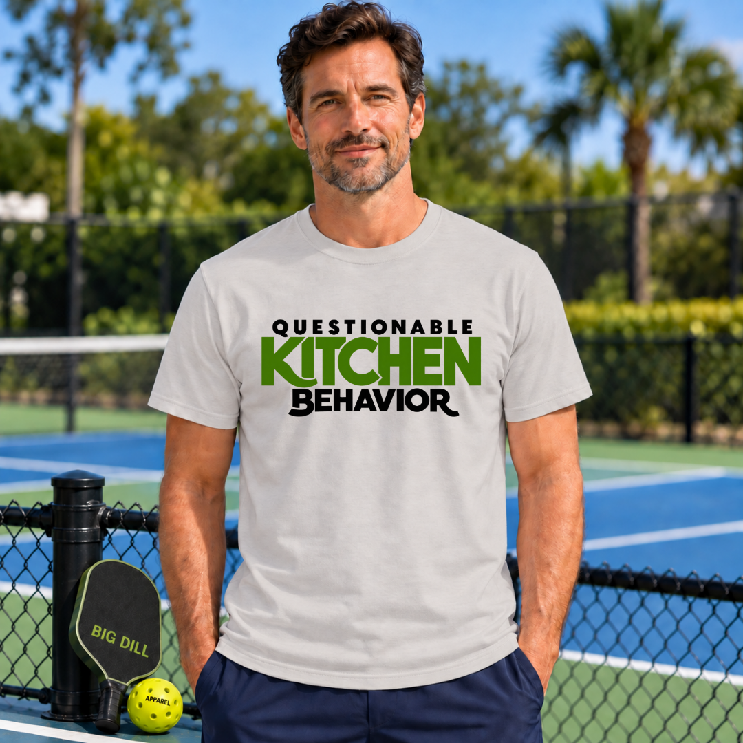Questionable Kitchen Behavior 2 Pickleball T-Shirt