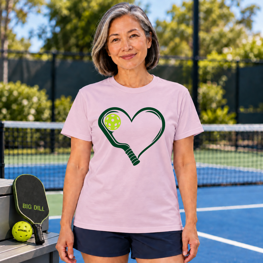 Pickleball Heart T-Shirt
