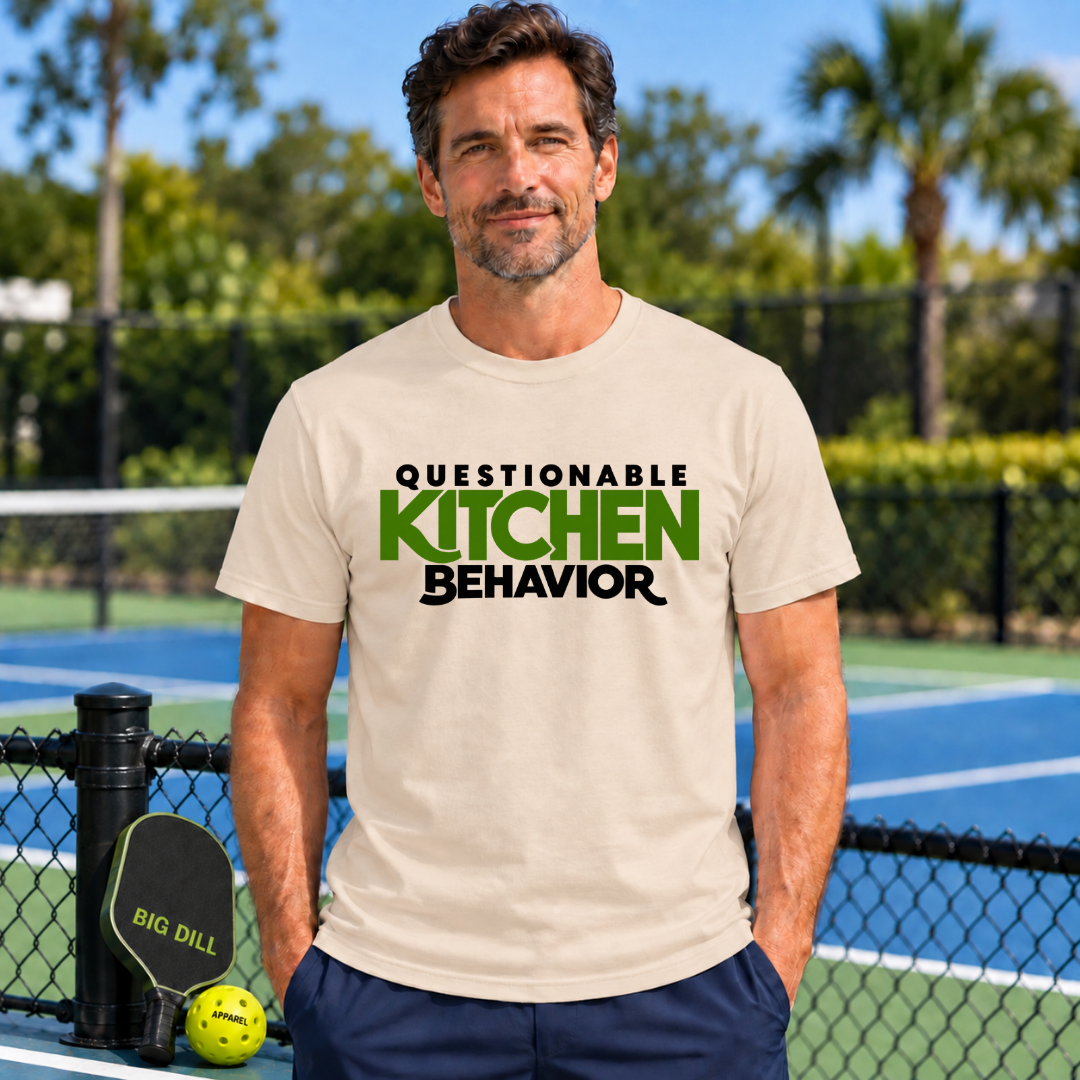 Questionable Kitchen Behavior 2 Pickleball T-Shirt