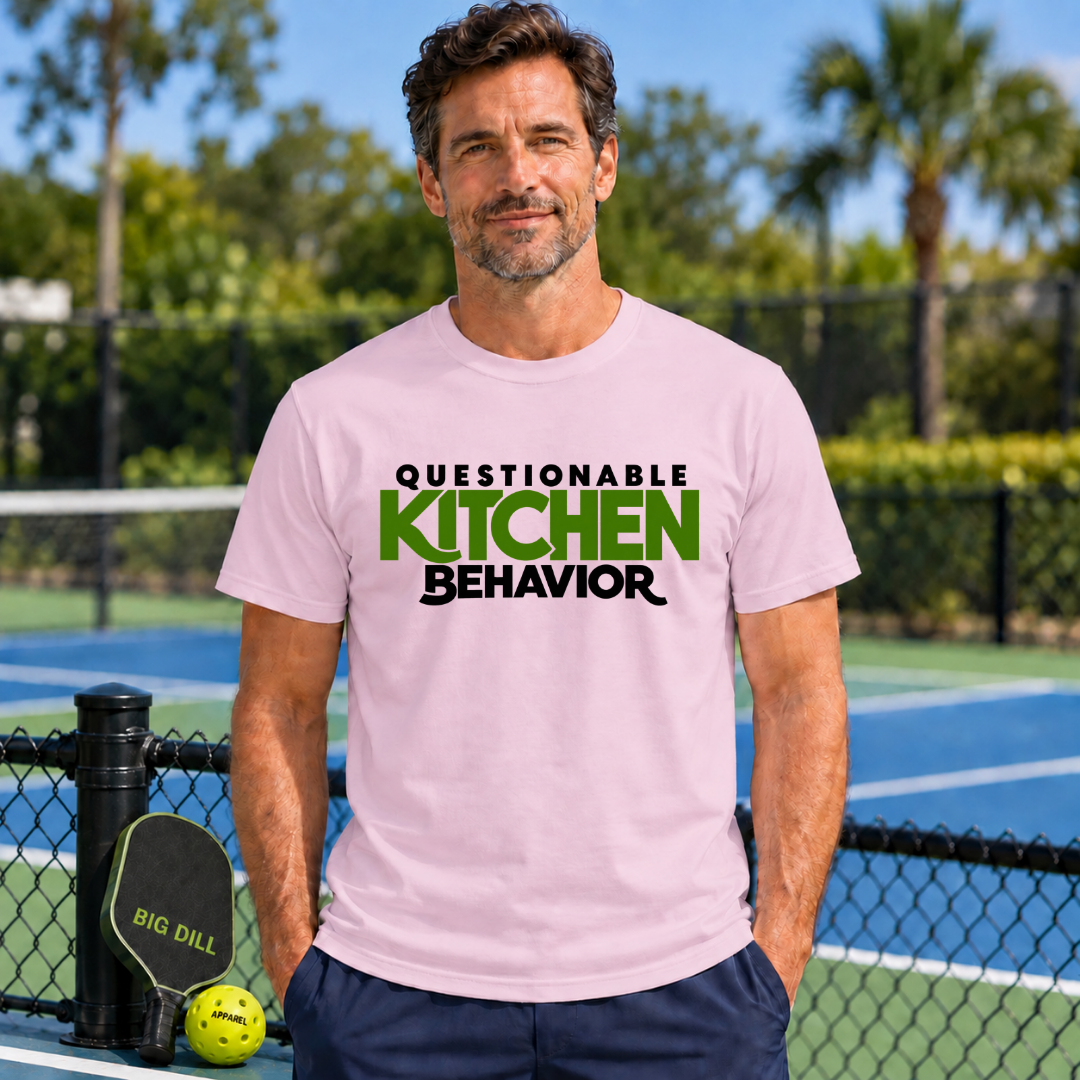 Questionable Kitchen Behavior 2 Pickleball T-Shirt