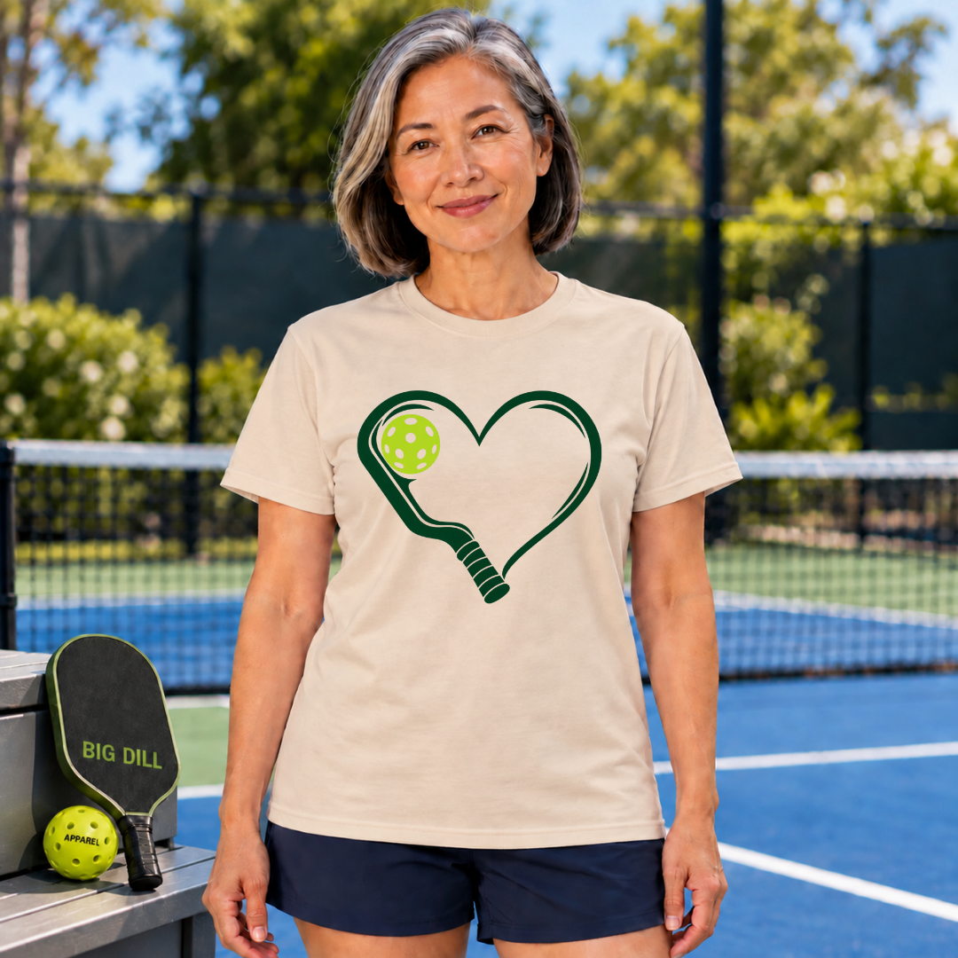 Pickleball Heart T-Shirt