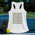 Pickleball On Repeat Racerback Tank