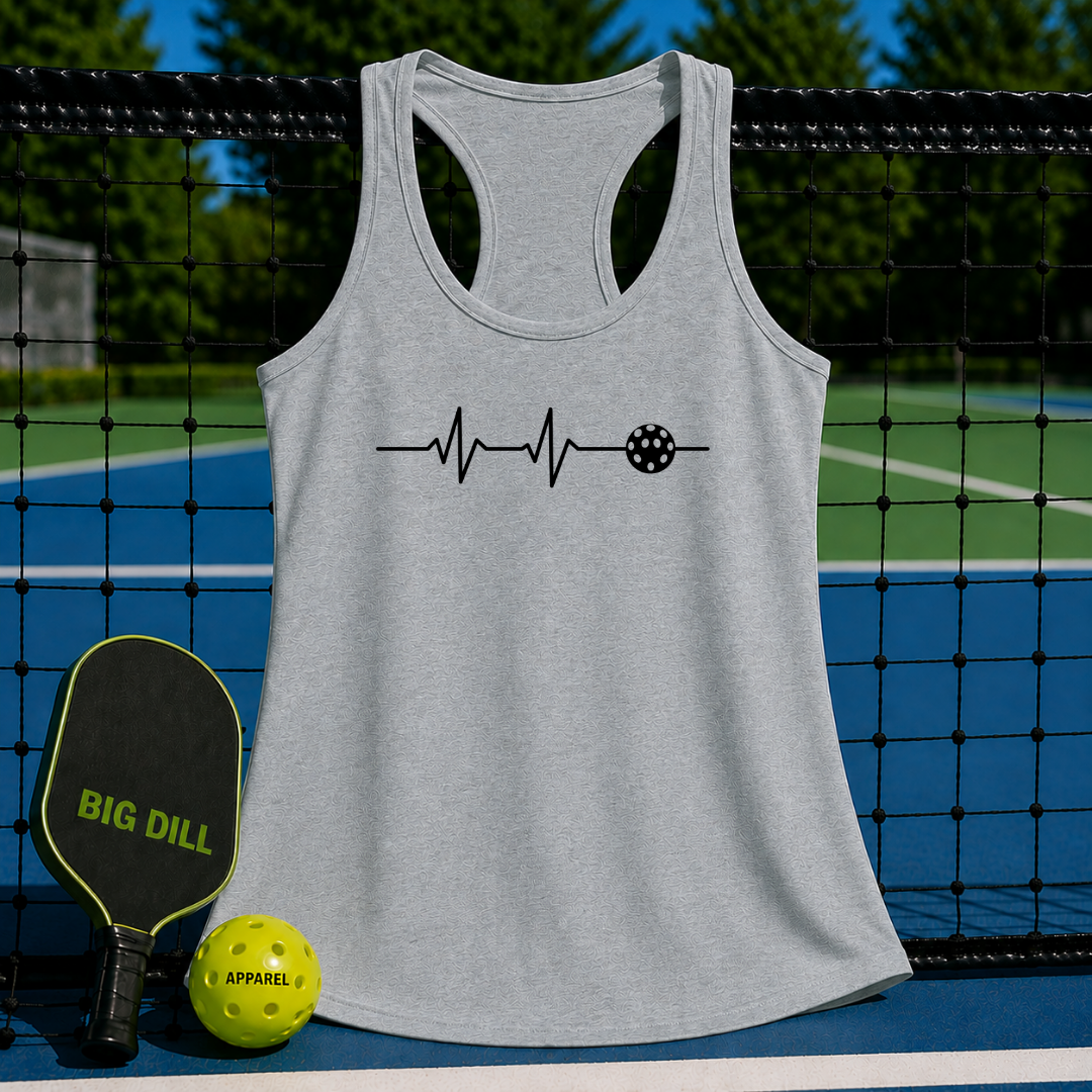 Pickleball EKG 2 Racerback Tank