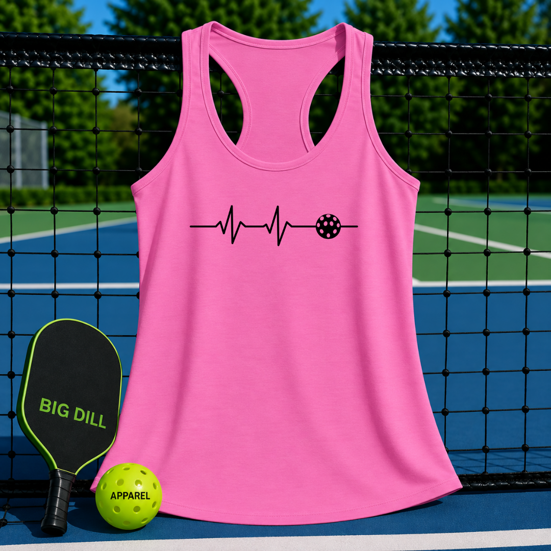 Pickleball EKG 2 Racerback Tank