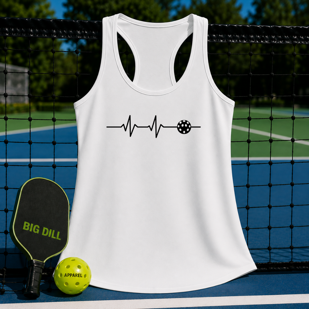 Pickleball EKG 2 Racerback Tank